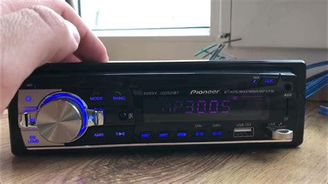 Обзор бюджетной магнитолы Pioneer JSD 520BT - YouTube