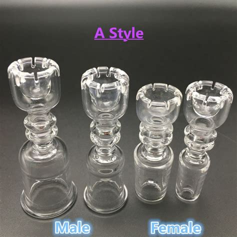 2018 Daisy Style Domeless Quartz Nail 14mm 18mm Female Male Joint