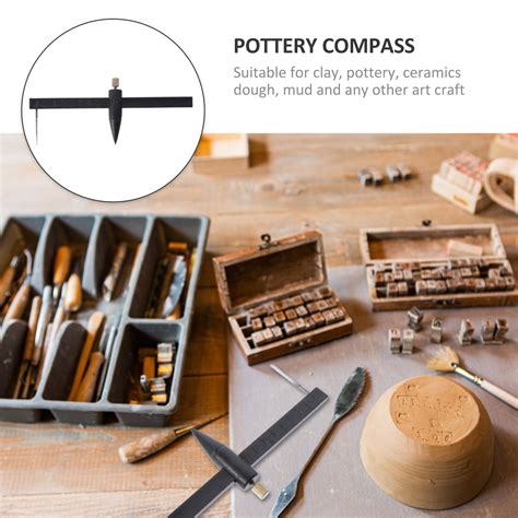 Engraving Compasses Sculpture Clay Round Pottery Tool Cutter Ruler Drawing Circle