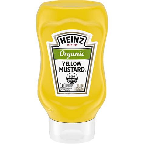 Heinz Organic Yellow Mustard | Shop | Carlie C's