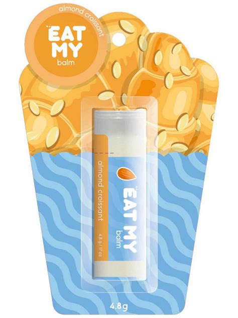 Бальзам для губ Eat my "Миндальный круассан" - «Мега приятный » | отзывы