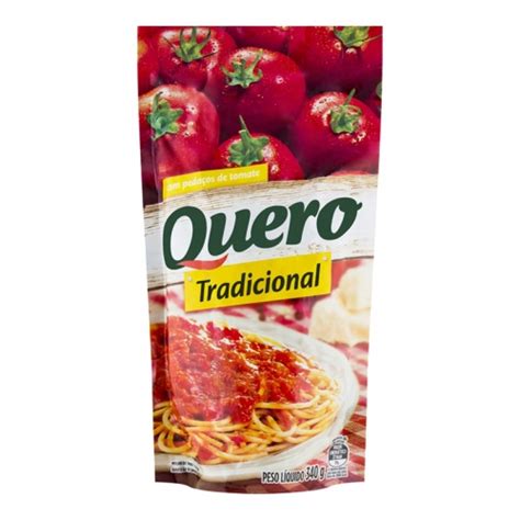 MOLHO TOMATE TRADICIONAL QUERO POUCH 1 02 KG Cecoti