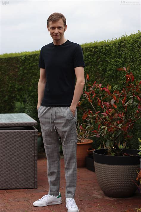 Slim Fit Patterned Joggers - Comfortable Modern Stylish Outfit | Michael 84