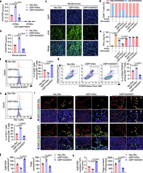 Usp Regulates Immune Suppression In An Ido Dependent Manner A