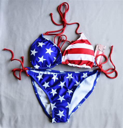 Girl American Flag Bikini At Ashley Pines Blog