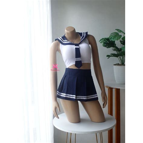 Jual Set Costum Pelajar Sc By Miss Isyana Lingerie Seksi Lingerie Cosplay Baju Tidur Malam