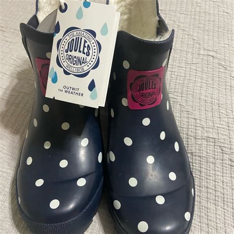 Joules | Shoes | Joules Wellibobs Ankle Rain Boots Size 7 | Poshmark