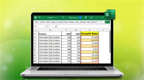 How To Calculate Growth Rate In Excel