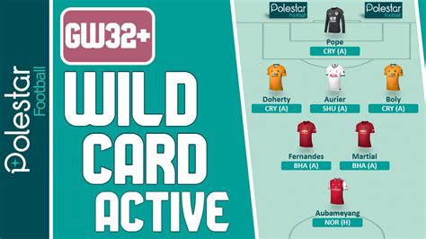 Fpl Wildcard Active Gameweek Fantasy Premier League Tips Youtube