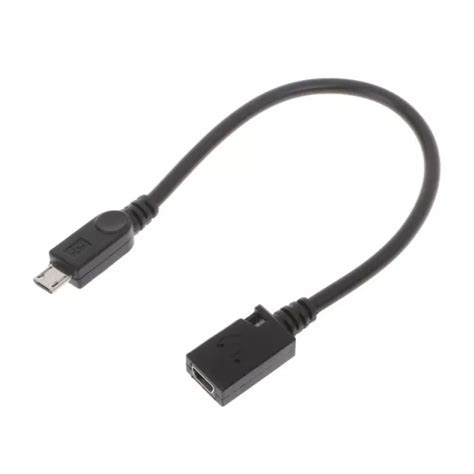 Micro Usb Type B Male To Mini Usb Type B Female Host Otg Adapter Cable