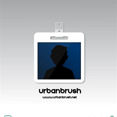 사원증 샘플 일러스트 Ai 무료다운로드 Free Employee Certificate Sample Urbanbrush