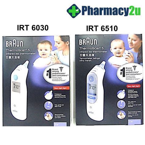 BRAUN THERMOSCAN 5 IRT 6510 6030 INFRARED EAR THERMOMETER Shopee