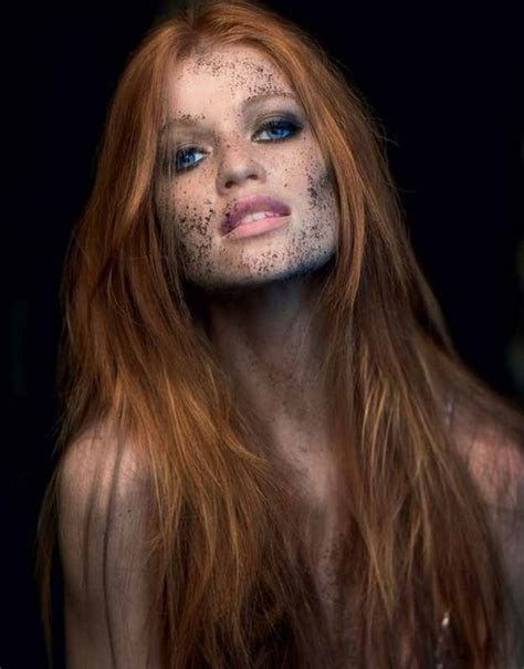 Beautiful Redhead Most Beautiful Women Red Freckles Cintia Dicker I