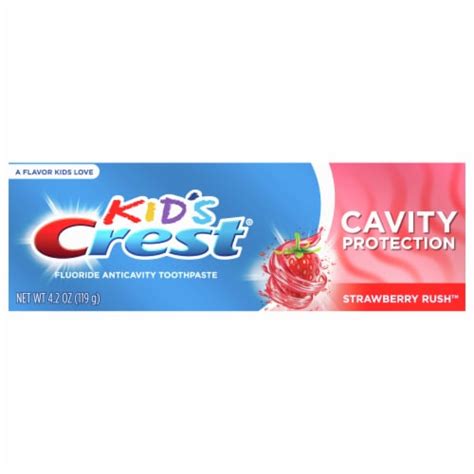 Crest® Kids Cavity Protection Strawberry Rush Fluoride Toothpaste, 4.2 ...