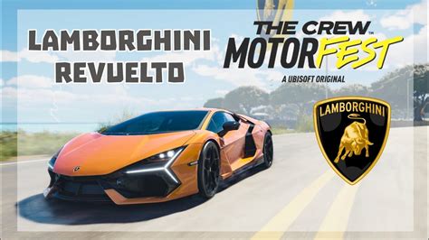 Lamborghini Revuelto Gameplay Customization The Crew Motorfest