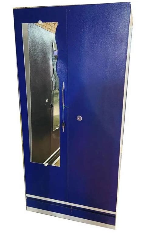 2 Door With Locker Blue Stainless Steel Almirah At Rs 9500piece In