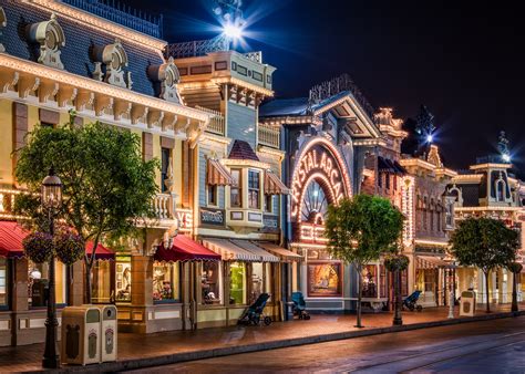 Pictures California Disneyland USA Main Street Anaheim 2560x1829