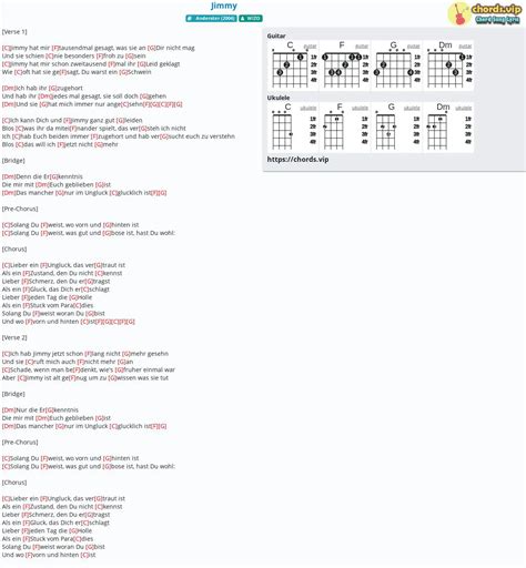 Chord Jimmy Tab Song Lyric Sheet Guitar Ukulele Chords Vip