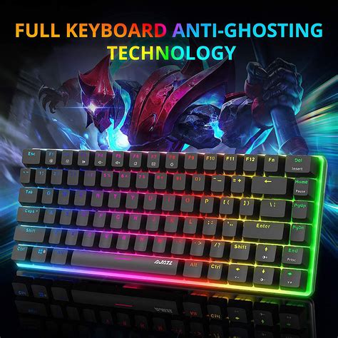 AJAZZ AK33 Mechanical Gaming Keyboard Wired 19 RGB Lighting Modes 82