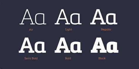 The best slab serif fonts for your designer