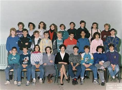 Photo de classe Classe de 4eme de 1987 Collège Gay Lussac Copains d avant