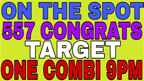 On The Spot Target Congrats One Combi Pm Youtube