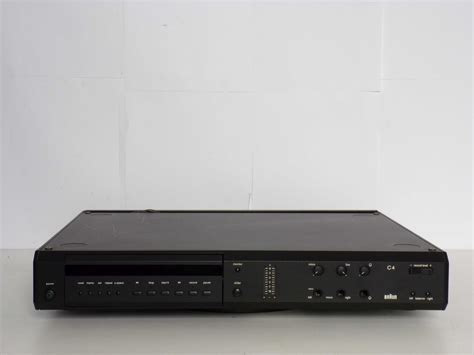 Komplette Anlage Braun Atelier HiFi C4 CD4 R4 2 RC1 Schwarz Sehr Gt