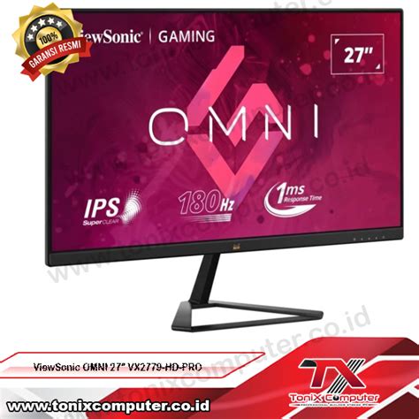 ViewSonic OMNI 27 VX2779 HD PRO FHD IPS 180Hz Gaming Monitor ToniX