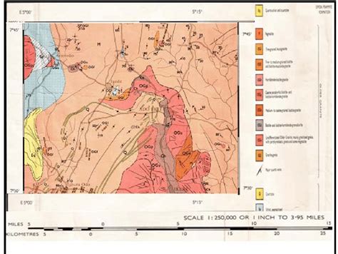 Geological Map Of The Study Area Source Ngsa Download Scientific