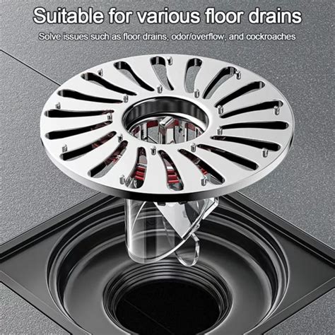 Anti Odor Floor Drain Core Sewer Strainer Plug Kitchen Bathroom