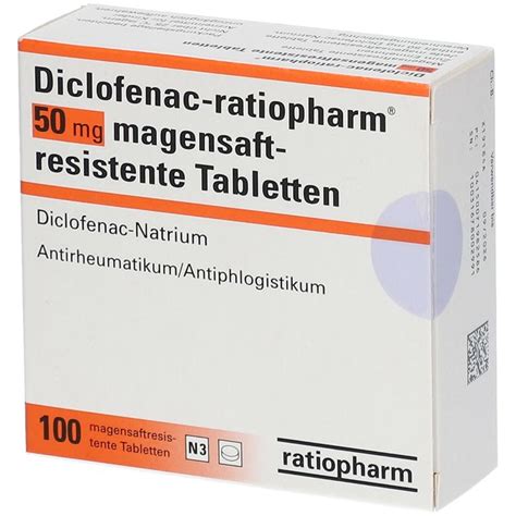 Diclofenac Ratiopharm Mg St Mit Dem E Rezept Kaufen Shop Apotheke