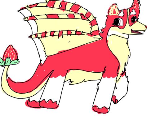 I Made Fanart Of The Strawberry Shortcake Bat Dragon D Fandom