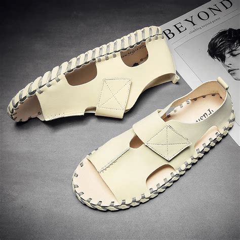 Summer Hot Selling Men S Slippers Breathable Non Slip Flat Shoes Beach Men S Beach Shoes