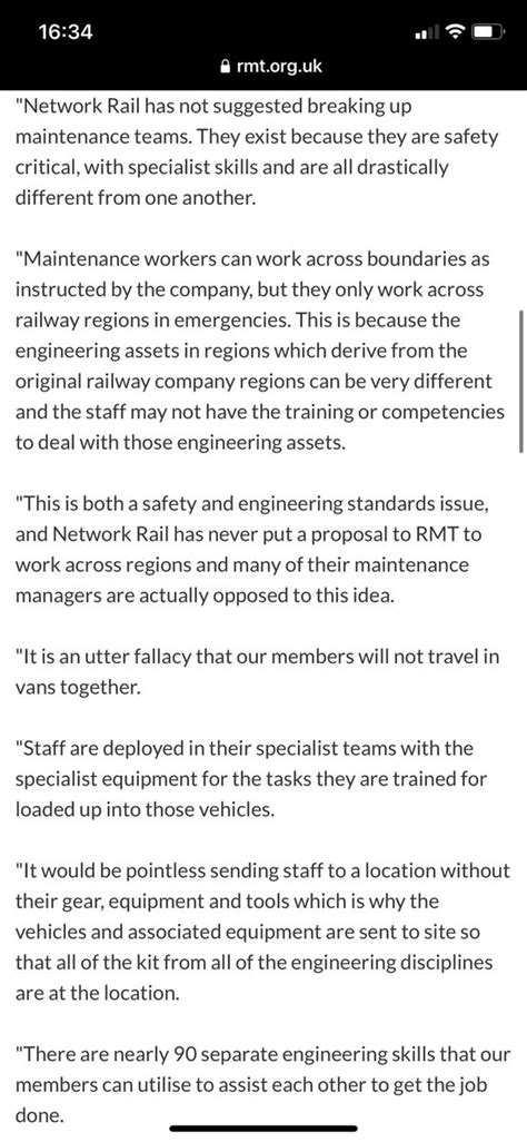 Richard Clinnick On Twitter The Rmtunion Responds To Claims By