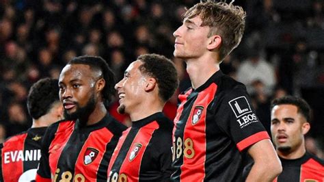 Gol Huijsen Primo Centro Col Bournemouth In Premier League