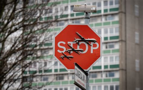 Man Arrested On Suspicion Of Stealing Banksy Highway Signal Art Work