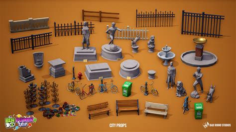 Artstation City Props