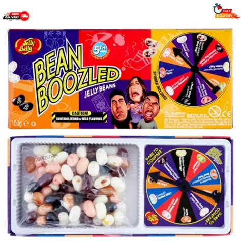 Jelly Belly Bean Boozled Jelly Beans Spinner Wheel Game 5th Edition100g T Box Eur 10 55