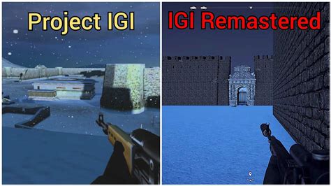 Project IGI Vs IGI Remastered 2022 IGI Origins YouTube