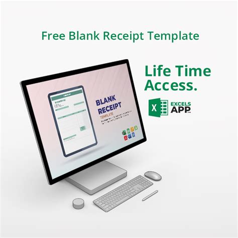 blank receipt template excels app