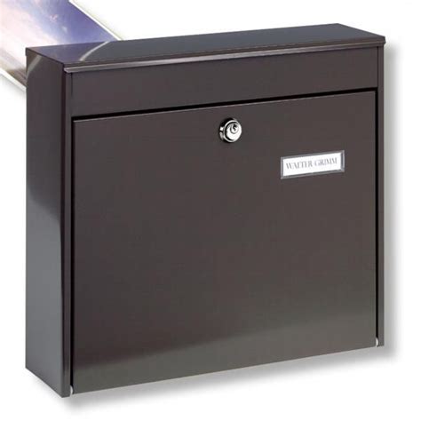 Rear Mail Collection Postboxes Fence And Gate Mountable Letterboxes