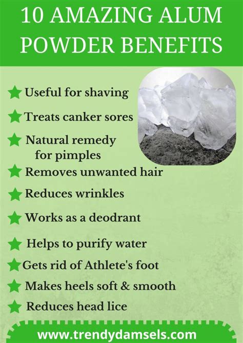 15 Alum Powder Uses And Benefits For Skin Hair And Health