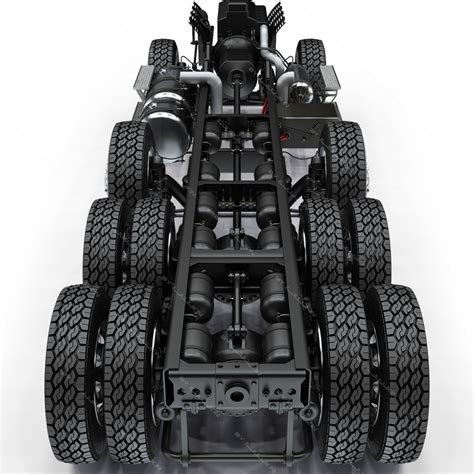 3d Truck Chassis Completely Model