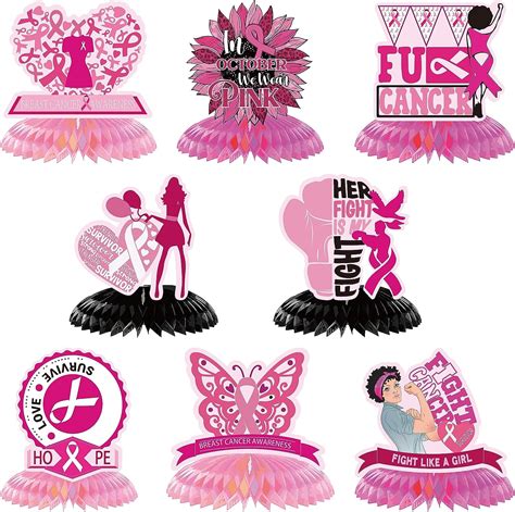 Amazon Breast Cancer Awareness Decorations Party Centerpieces Pink