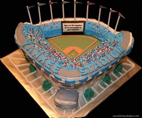 Yankee Stadium By Kimmys Kakes 50th Wedding Anniversary Cakes