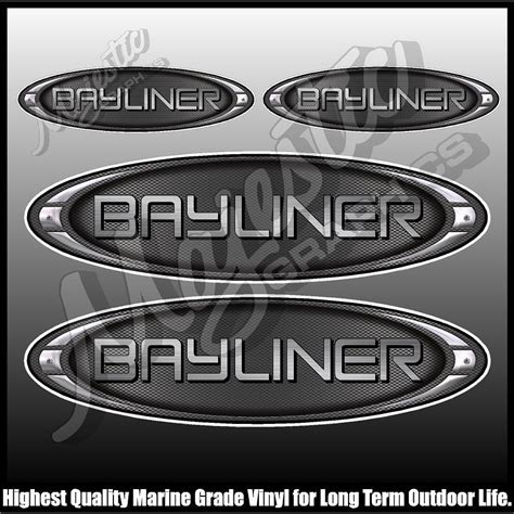 Bayliner Set Of 4 Decals Boat Decals Ebay