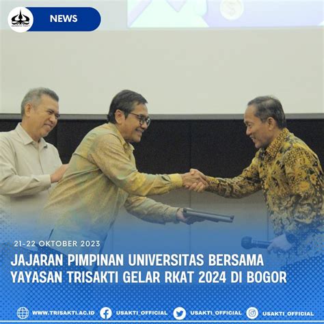 Jajaran Pimpinan Universitas Bersama Yayasan Trisakti Gelar RKAT 2024