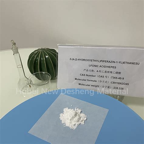 Cas White Crystal Powder Hepes Buffer Composition Due To