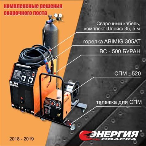 Комплексные решения для сварочного поста от Энергия Сварка