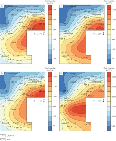 Evolution Of Fluid Potential Distribution In The Linxing Area